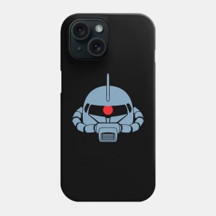 "Zaku II" in Gouf Grey, Stencil T-Shirt Phone Case