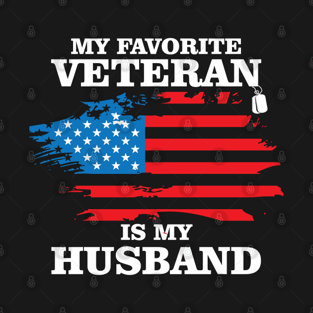 My Favorite Veteran Is My Husband, Us Veterans Day Gift, Us Marine Veteran by chidadesign