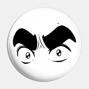 Always angry - DIMIDOU (Black&White) Pin