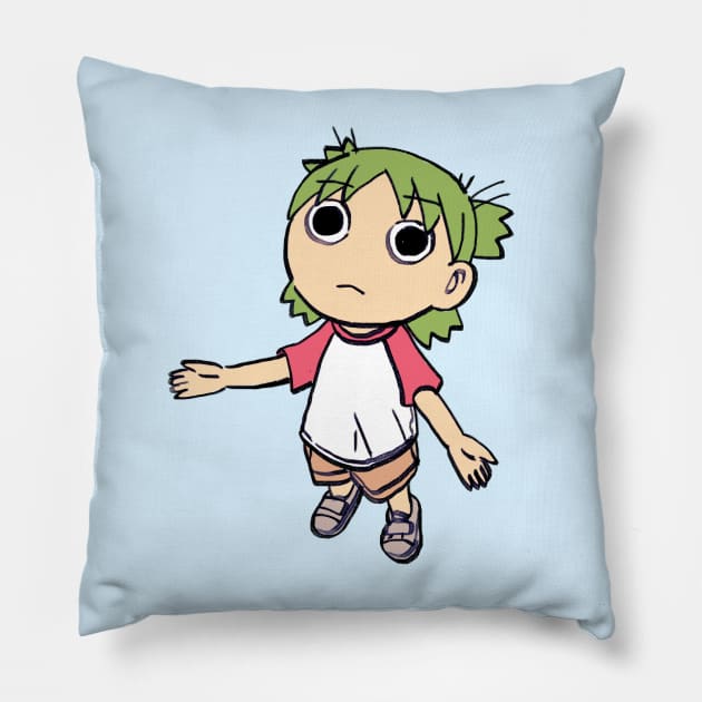 funny yotsuba reaction meme Pillow by mudwizard