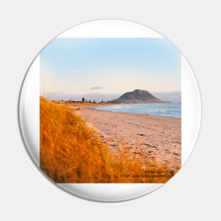 Mount Maunganui beach scene for covers, smartphone cases Pin