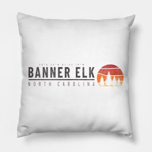 Visiting NC Mountain Cities Banner Elk, NC Camping Pillow