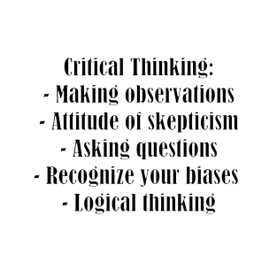 Critical Thinking T-Shirt