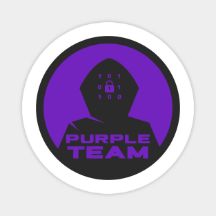 Cyber Security CTF Gamification Purple Team Logo Magnet