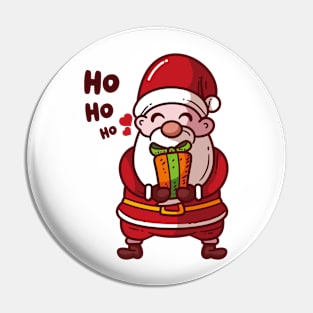 santa claus gift Pin