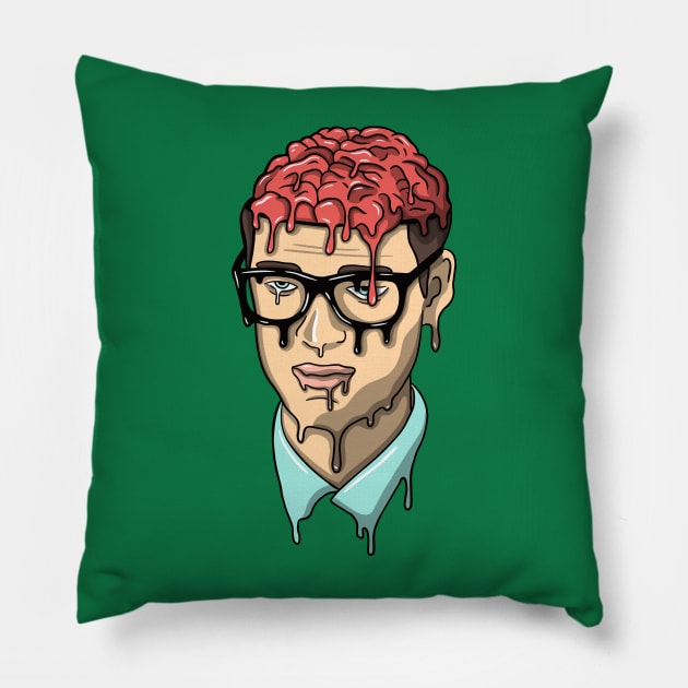 Brain drip Pillow by il_valley