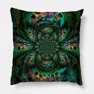 Fractal with keyhole Pillow