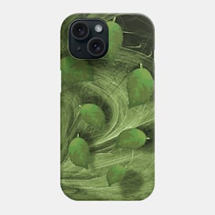 Leaves blowing in the wind Phone Case