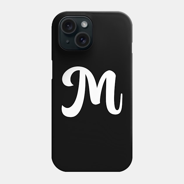 Letter M Phone Case by Xtian Dela ✅