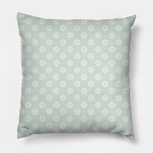 Floral Neck Gaiter Blue and White Floral Pillow