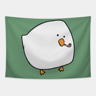 Goose orb with pipe Tapestry