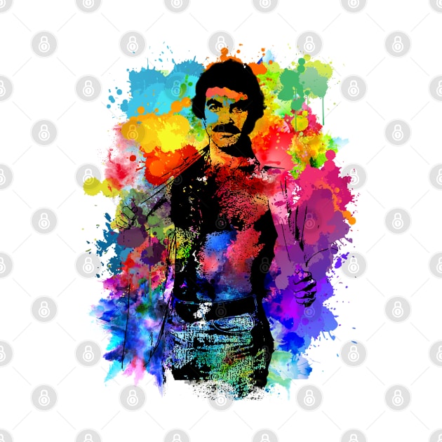 Tom Selleck is the Daddy - Water splash color by sgregory project