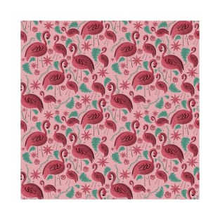 Flamazing day flamingo pattern T-Shirt