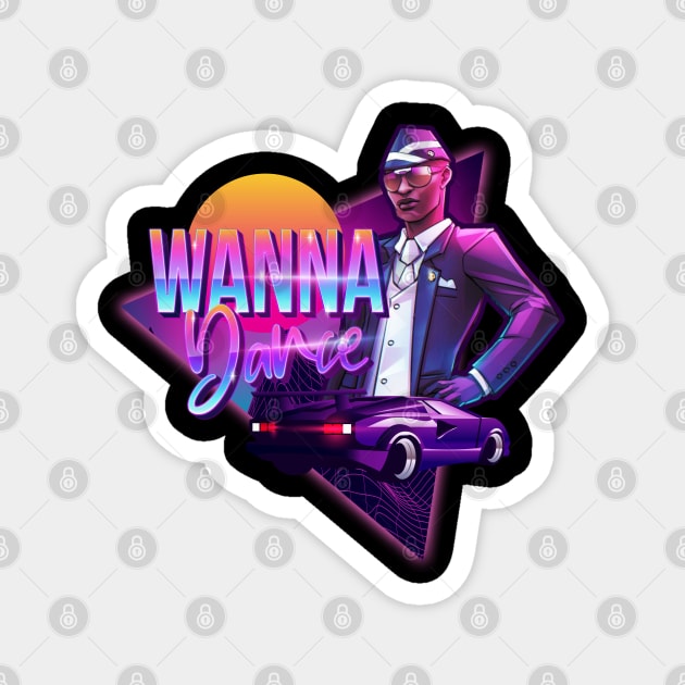 Wanna dance? Magnet by Amelia Emmie