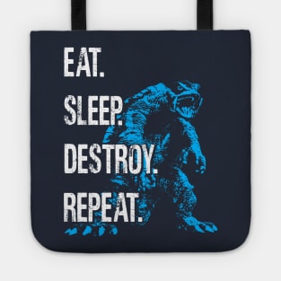 GAMERA '96 - Eat Sleep Destroy Repeat Tote