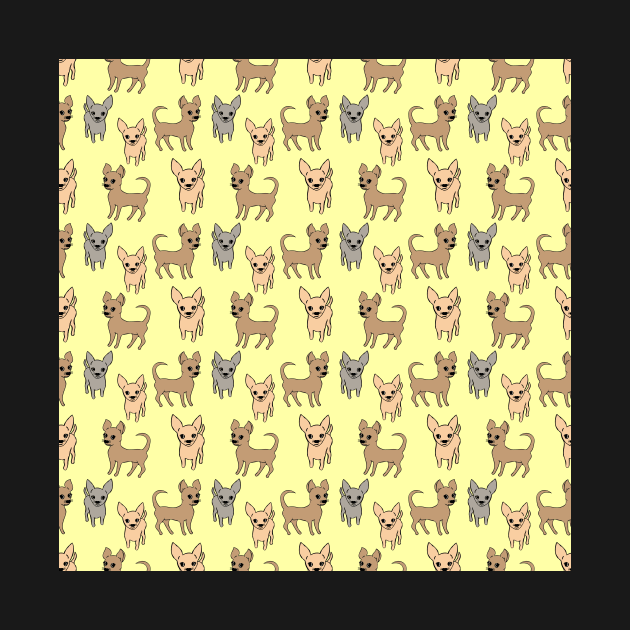 Chihuahua chihuahuas - yellow by bettyretro