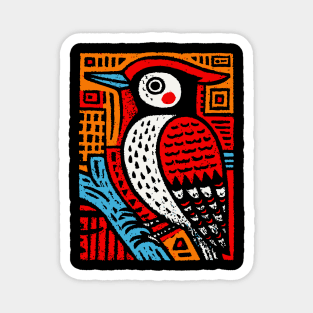 Totemic Woodpecker | Guardian of the Forest Magnet