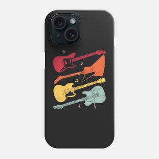 Vintage 1980 Memphis Electric Guitar Phone Case