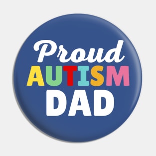 Proud Autism Dad Pin