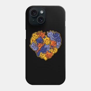 Kitten Heart Cluster Phone Case