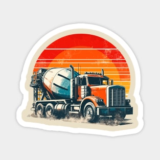 Concrete Mixer Truck Magnet