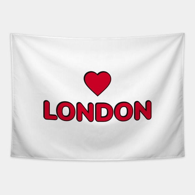 I love London Tapestry by brightnomad