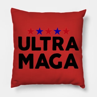 Red Ultra Maga outfit Pillow