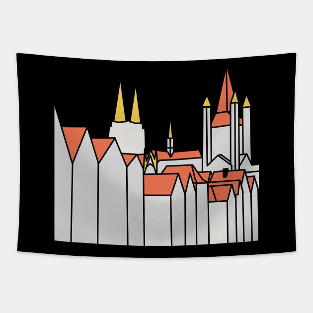 Castle #2 Tapestry by Artemis Garments