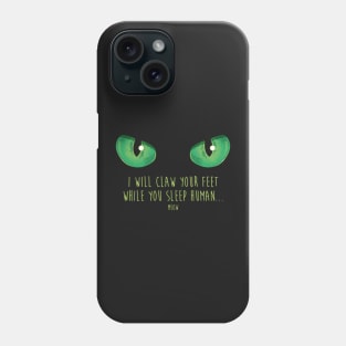 sinister cat eyes Phone Case