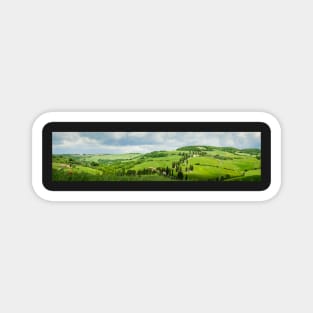 Panoramic view on Val d'Orcia, Tuscany Magnet