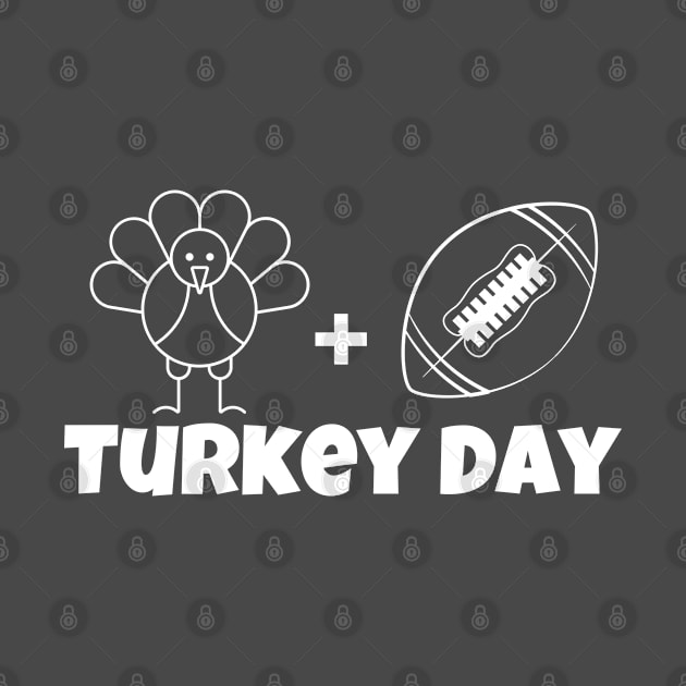 Funny Thanksgiving Day Football Turkey Day Family Gift Idea by Lone Wolf Works