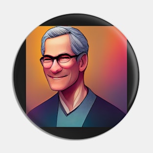 Tim Cook | Comics Style Pin