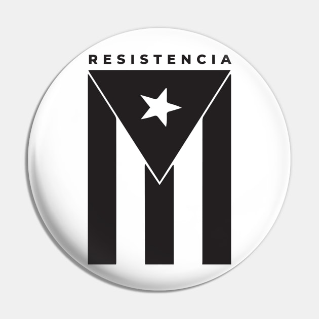 Resiste Boricua Puerto Rico Fuerza Resistencia Pin by PuertoRicoShirts