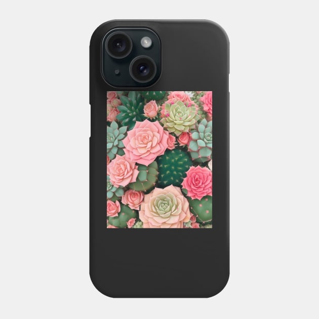 Enchanted Blooms pattern Phone Case by JEWEBIE