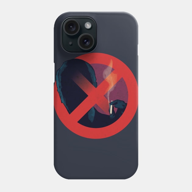 No Smoking, Man Phone Case by monsieurgordon