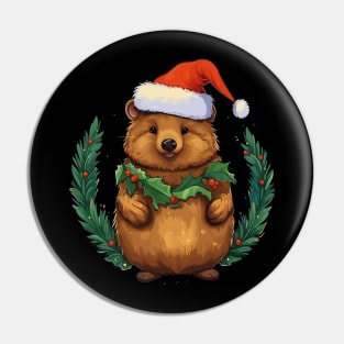 Quokka Christmas Pin