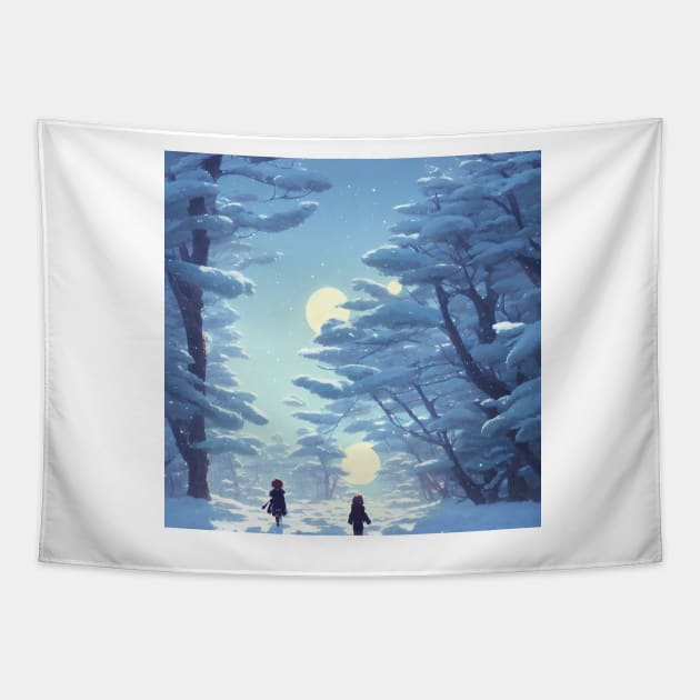 Snowballs Tapestry by Artieries1