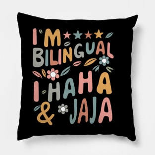 Hispanic Heritage Month Bilingual Spanish Teacher Maestra Pillow