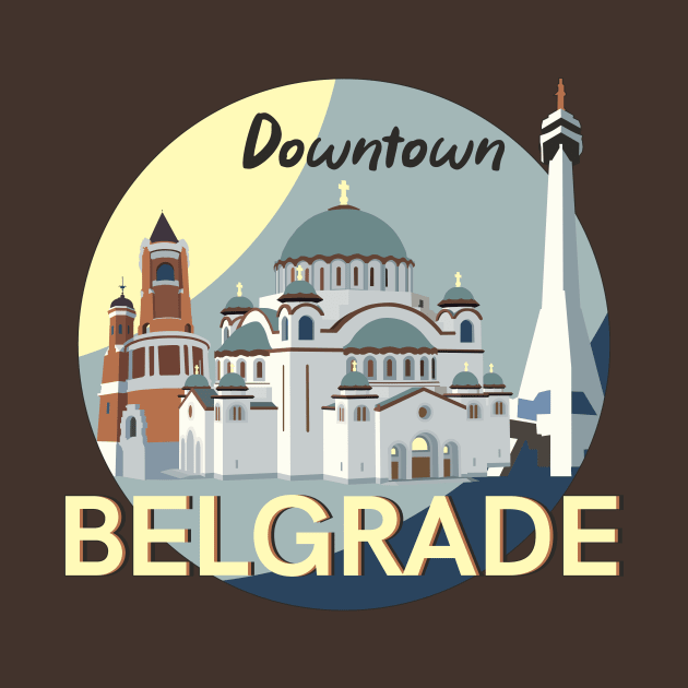 Belgrade Downtown by Darío Lafuente