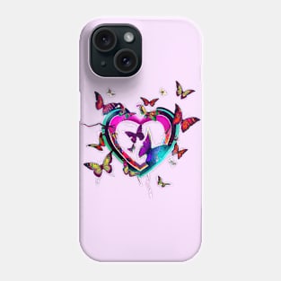 Heart Full of Butterflies Phone Case