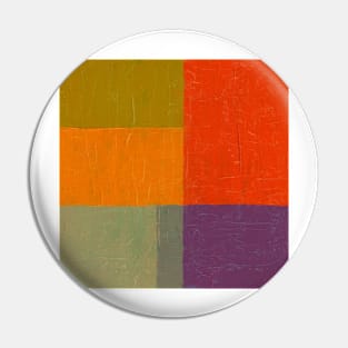 Red and Green Abstract Pin