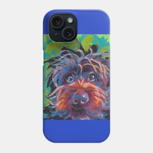 WireHaired Pointing Griffon Bright colorful pop dog art Phone Case