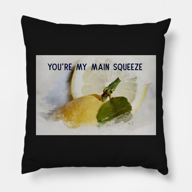 You're My Main Squeeze card Pillow by bojan17779