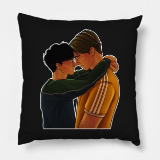 Nick and Charlie - Heartstopper - sunset alt Pillow