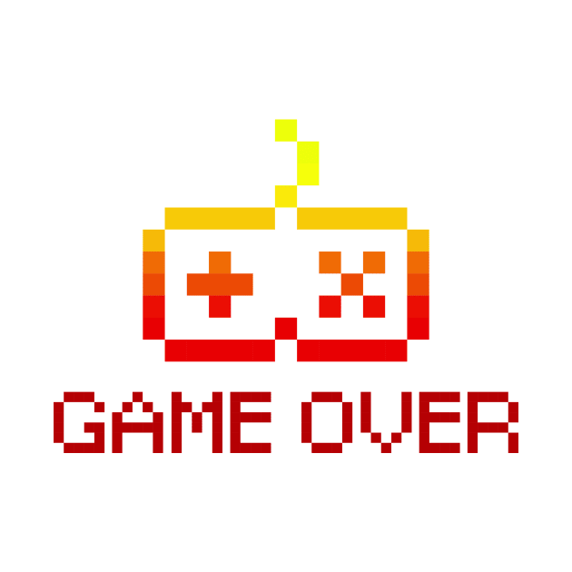 Game Over Pixel by VEKTORKITA