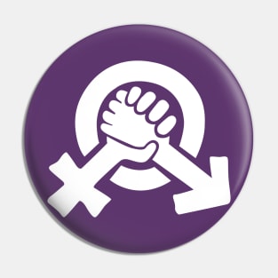 Feminist collaboration Pin