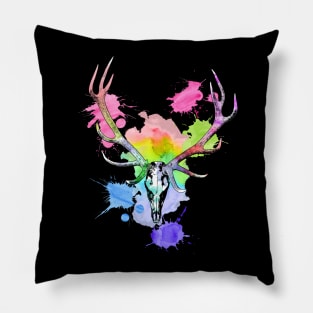 Deer Skull Pillow