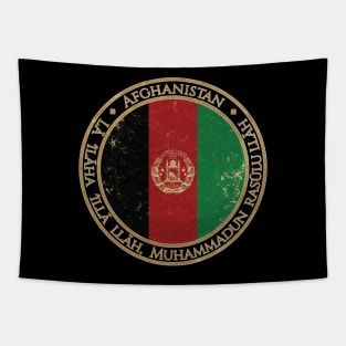Vintage Islamic Republic of Afghanistan Asia Asian Flag Tapestry