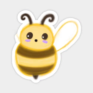 Cute Bee Drawing Magnet