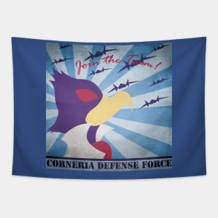 Corneria Defense Force Tapestry